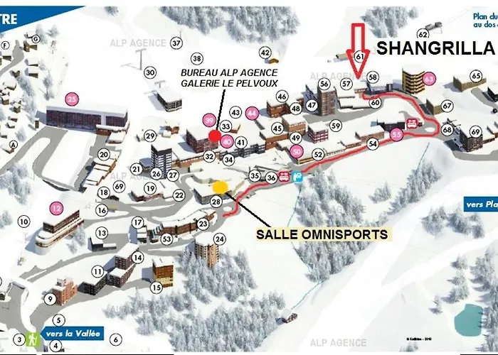Le Shangrilla - 2 Pieces 5 Pers - Le Shangrila - 025sh- Plagne Centre Mae-5774 Apartment La Plagne